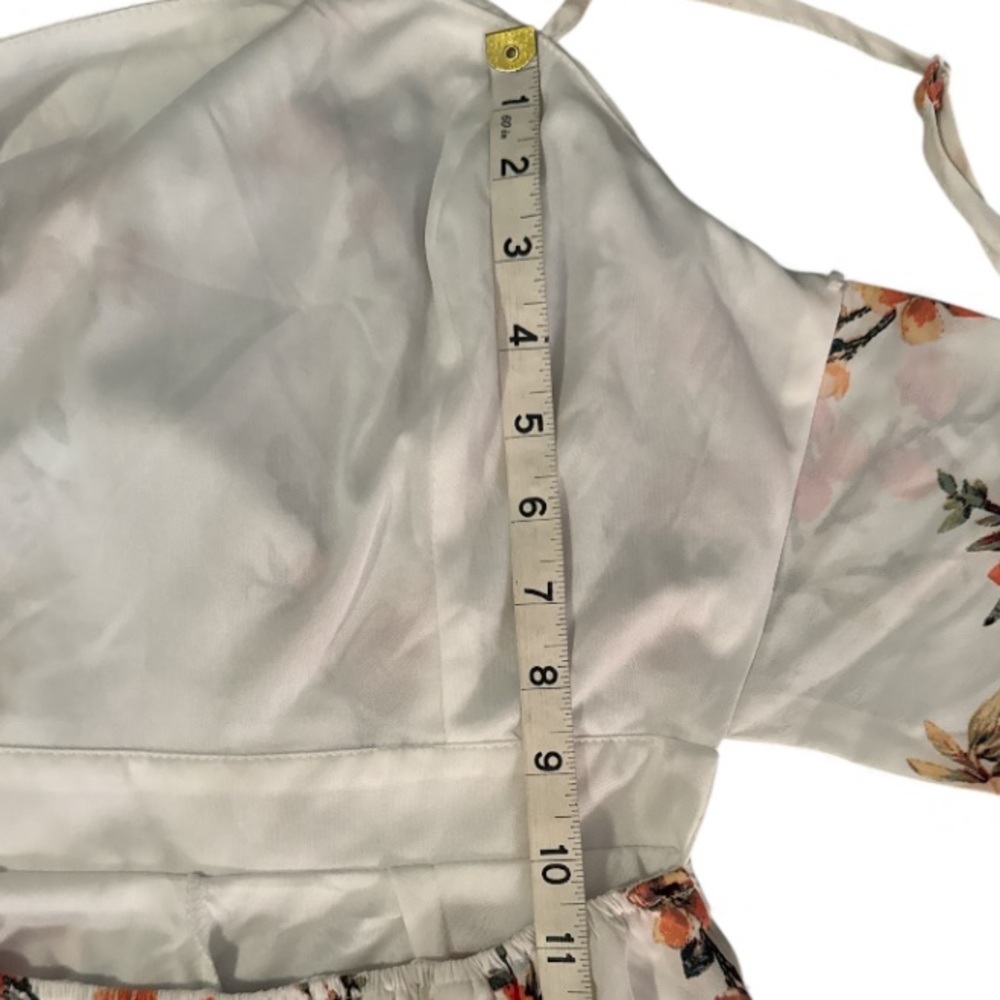 Floral Flair Jumpsuit (ivory) with pockets from NanaMacs/Wishlist Apparel SMALL - Picture 16 of 16